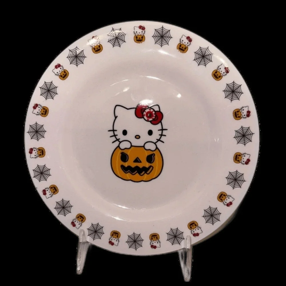 Hello Kitty Halloween Dessert Plate NEW